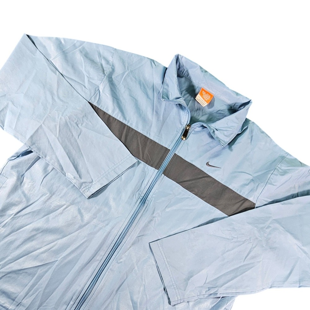 Nike Golf Tour Performance Windbreaker Jacket Blue Grey‎ Mens Large 368765-401